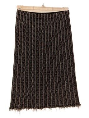 Milano Black and Tan Knit Pencil Skirt